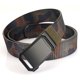 thumbnail image 1 of Cinturón de nailon con hebilla automática informal para hombre Cinturón interior resistente y duradero Cinturón liso Proporciona un ajuste cómodo, 1 of 6