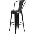 thumbnail image 5 of Home Square 30" Metal Steel Bar Stool in Black Finish - Set of 3, 5 of 5