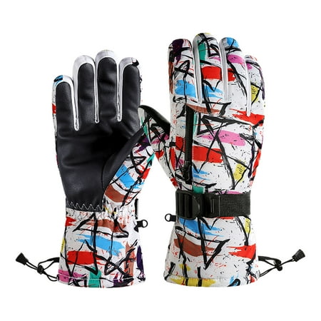

Men Women Winter Warm Ski Gloves Touch Screen Snowboard Gloves