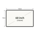 thumbnail image 2 of Projection Screen White Grid Anti-Light 160 ° Viewing Angle Reflective Indoor Movie ,Wrinkle-Free, 2 of 7