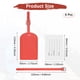thumbnail image 3 of Etiquetas de Equipaje Uxcell para Maletas [4PCS] - Etiqueta de Bolsa con Cubierta de Privacidad Segura y Hebilla Ajustable - [Rojo - Cuero PU], 3 of 7
