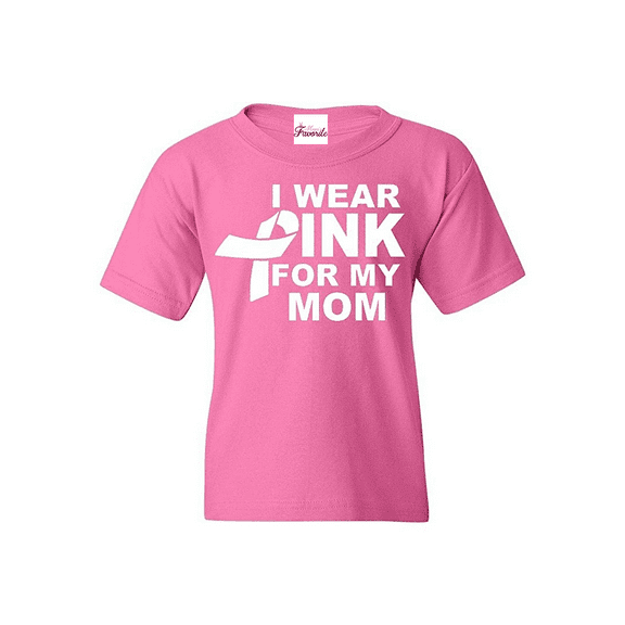 Big Girls T-Shirts and Tank Tops - I Wear Pink For My Mom