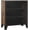 Rustic Brown, variant on Rustic Brown Storage Cabinet 28.3x14.2x32.3 Inches, Metal and MDF 2-Shelf Cabinet with Mesh Doors for Living Room Bedroom