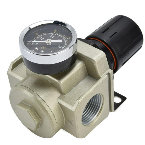 Relief Valve,Air Pressure Regulator Relief Pressure Valvewith Gauge Air