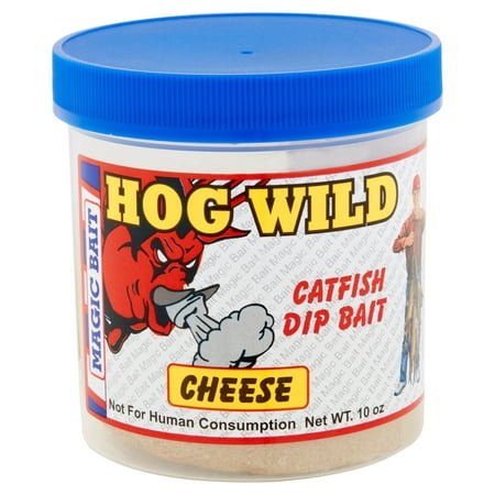 Magic Bait 33-10 Hog Wild Catfish Dip Bait 10 oz Hog Wild Original Fishing (Best Bait For Wild Hogs)