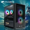 thumbnail image 4 of STGAubron Gaming Desktop PC, Intel Core i5 up to 3.6GHz, 16G RAM, 512G SSD, Radeon RX 560 4G, WiFi 6, BT 5.0, RGB Fan x3, Windows 11 Home, 4 of 8