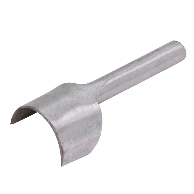 Half Round Cutter Punch, Tool Steel Arc Shaped Punch for Leather Craft, Handmade Leather Goods, 4.00in Length