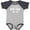Baseball Heather and Navy, variant on Inktastic I Love My Pop Pop with Arrow Boys or Girls Baby Bodysuit
