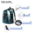 thumbnail image 3 of Easygdp Wolf Mochila de Lona Resistente para Laptop, Compatible con Laptops de 15 a 17 pulgadas, Ideal para Escuela, Trabajo y Viajes-Medium, 3 of 5