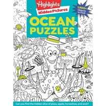 Highlights Hidden Pictures Ocean Puzzles: Over 100 Ocean-Themed Search and Find Puzzles for Kids 6 and Over, Featuring Sea Creatures, Marine Animal, (Paperback)