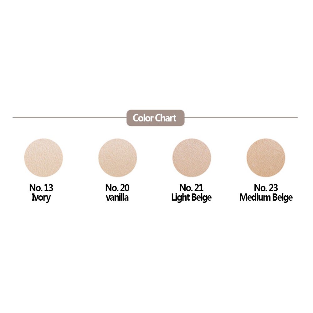 AGE 20'S Signature Essence Cover Pact Moisture, 21 Light Beige, SPF 50 - image 4 of 4