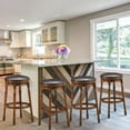 thumbnail image 4 of Costway Set of 4 29'' Swivel Bar Stool Leather Padded Dining Kitchen Pub Chair Backless, 4 of 10