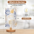 thumbnail image 3 of Ginkgo Table Lamp for Bedroom - Inline Control, Small Bedside Lamp with 3000K A15 LED Blub, Easy Assembly (Ginkgo White Shade, 9" Inline Control), 3 of 6