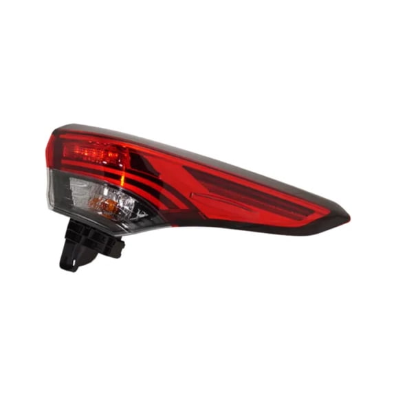 For Toyota Highlander 2020 2021 2022 2023 Tail Light Passenger Side | Outer | LED | Clear and Red Lens | Replacement For TO2805156 | 81550-0E23