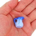 thumbnail image 3 of SHOWERORO 10 Pcs Resin Mini Ceramic Tea Set Blue Dollhouse Dishes For Children, 3 of 6
