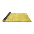 thumbnail image 2 of Ahgly Company Indoor Rectangle Abstract Yellow Modern Area Rugs, 2' x 5', 2 of 4