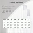 thumbnail image 7 of dPois Mens Praise Dance Pullover with Wide Leg Pants Solid Color Suit Liturgical Dancewear White XXL, 7 of 7