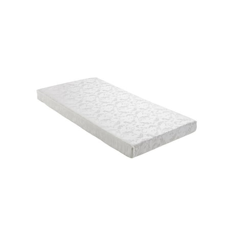 Value 6 Inch Twin Polyester Filled Mattress with Jacquard
