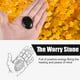 thumbnail image 3 of Cateissary Piedra de Palma de obsidiana, 2 pack/lote, con cristales curativos, estructura fuerte Natural y no tóxica, Reiki, 3 of 6