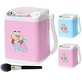thumbnail image 2 of Girls Washing Machine Toy Cartoon Plastic Mini Pretend Play Toy Appliance Toy, 2 of 10