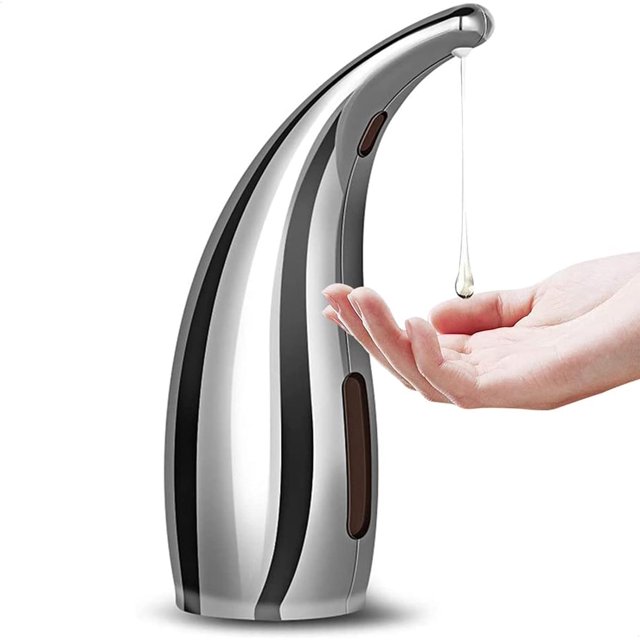 Dispensador Automático De Jabón, Dispensador De Jabón De 300 Ml, Con Sensor De Infrarrojos Y Base Antideslizante, Resistente Al Agua Ipx6, Para Baño, Cocina Y Hotel