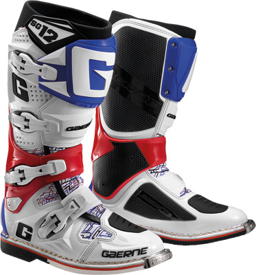 Gaerne SG-12 2014 Motocross Boots Red 