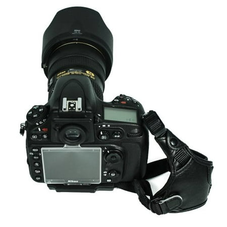 Foto&Tech Professional 100% Genuine Leather Hand Wrist Strap Grip for Canon Nikon Sony Pentax Olympus OM DSLR/SLR/EVIL (Best Professional Camera Strap)