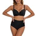 thumbnail image 2 of Bikini Set for Women Three Piece Swimsuit with Cover Up Skirt High Waisted Bottom Tummy Control Swimwear Beach Vacation Outfit, 2 of 6
