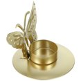 thumbnail image 4 of LABSERRON Elegant Golden Metal Butterfly Candle Holder Retro Iron Candle Stand for Wedding Decor, 4 of 8
