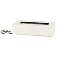 thumbnail image 3 of Christopher Knight Home Modern Outdoor 56" Rectangular Propane Fire Pit, 50,000 BTU, White MGO, (No Tank Cover), 3 of 10
