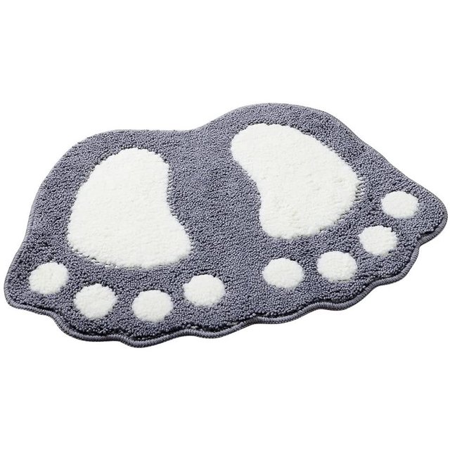 Cute Foot Pads Soft Microfiber Bathroom Rug Non Slip Doormat Cute Large Doormat Absorbent Carpet for Bedroom Kitchen Carpet
