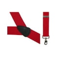 thumbnail image 2 of CTM  Elastic Solid Color Y-Back Suspender with Swivel Hook Ends (Men Big & Tall), 2 of 2