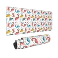 thumbnail image 2 of Pofeuu Dinosaur Print Desk Mat for Keyboard and Mouse，Computer Desk Matt for Desktop，Large Mouse Pad for Desk，Desk Pads on Top of Desks 12x31.5in, 2 of 8
