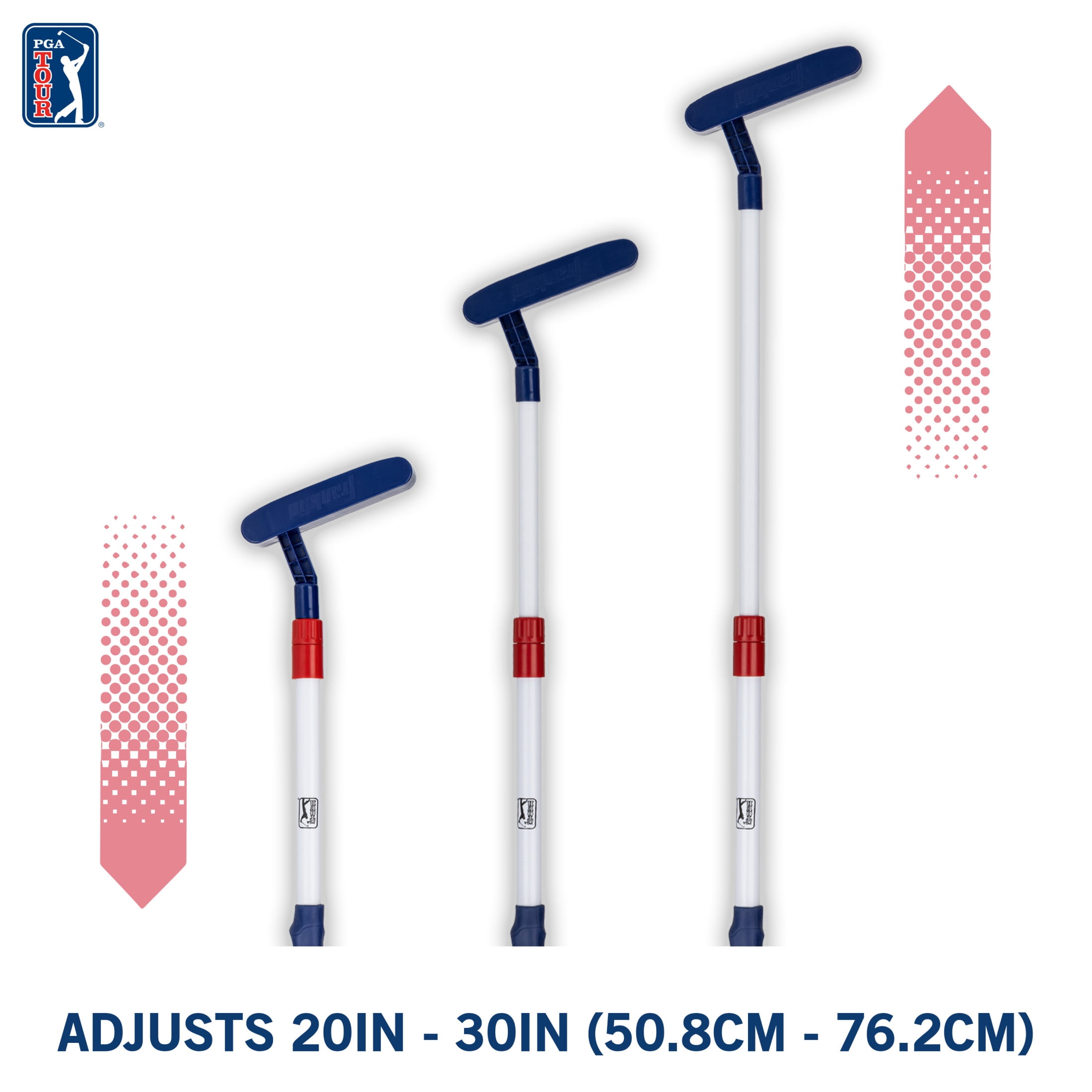 Franklin Sports Kids Indoor Mini Golf Set - PGA TOUR Putt N' Stick Mini Golf Set for Boys + Girls - Toy Indoor Mini Golf Game for Kids - Perfect Youth Golf Set for Ages 3+ - Putter, Balls + Holes Set