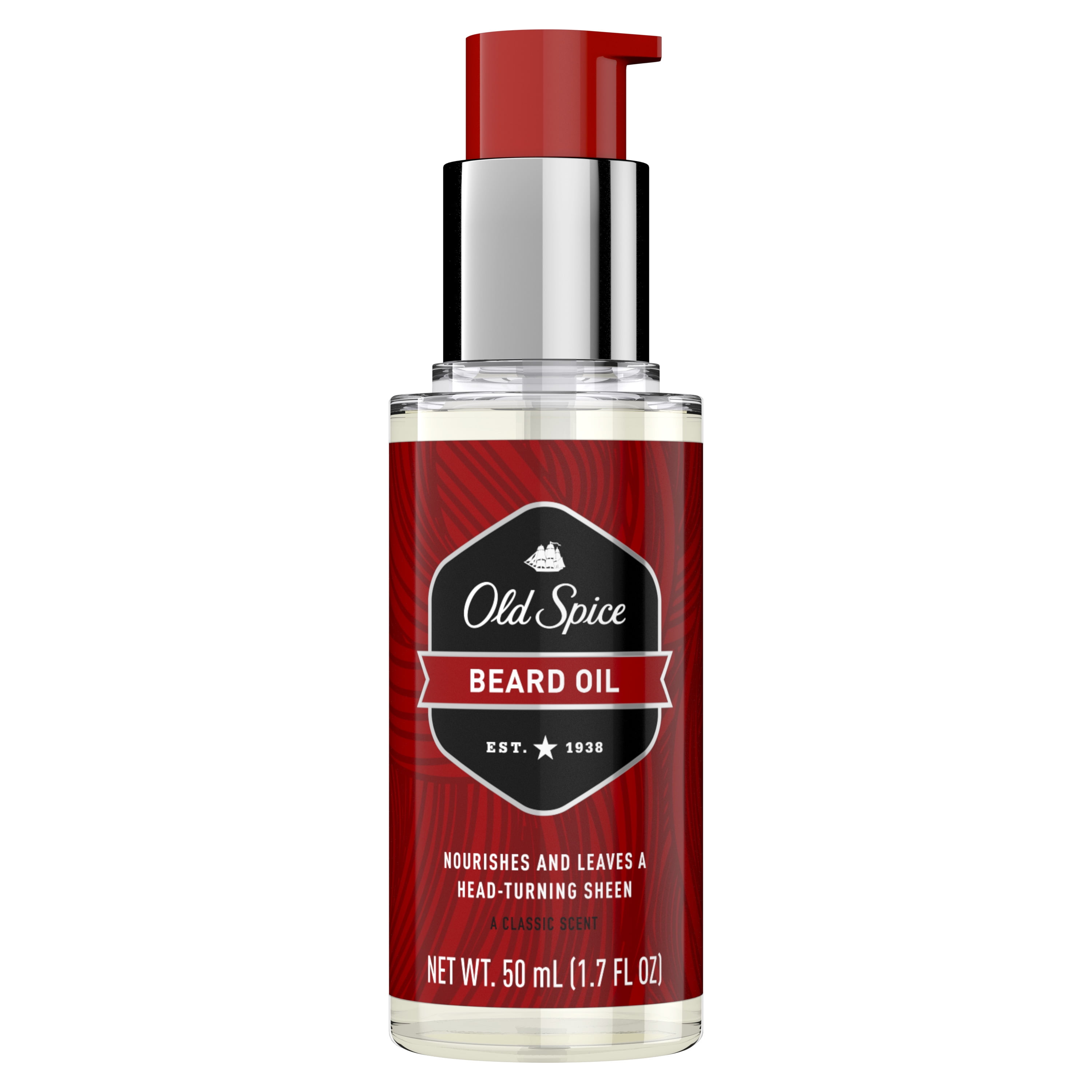 Old Spice Beard Oil for Men, Classic Scent, 1.7 fl. Oz.
