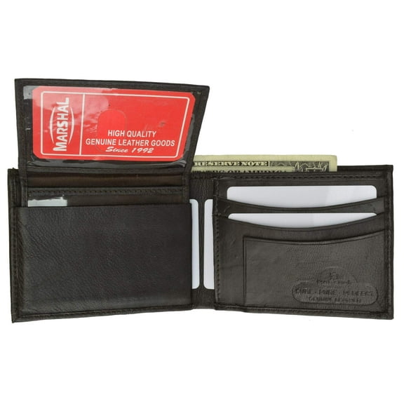 Soft Leather Bifold Mens Wallet W/Removable ID 1633