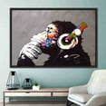 thumbnail image 3 of Banksy Canvas Art, Gorilla Canvas Art, Graffiti Monkey Canvas Art, Abstract Artwork, Street Wall Art, Banksy Monkey Art, Canvas Wall Decor - Rolled Canvas, 3 of 9