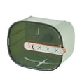 thumbnail image 1 of 1 caja de pañuelos, soporte para toallas de papel para cocina, oficina, contenedor para toallitas de bebé, caja de almacenamiento de papel, verde claro, 1 of 8