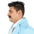 thumbnail image 4 of Men's Small Imperial Synthetic Hair Mustache | Multiple Color Options | HPO, 4 of 7