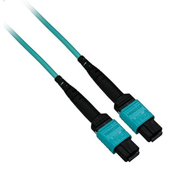 Ultra Spec - MTP 10Gb 50/125 OM3 Multimode Fiber Optic Cable Plenum (OFNP) 24 Fiber - 6 Meter Female to Female Type A