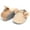 01 Khaki, variant on Newborn Baby Cozy Fleece Booties with Grippers Winter Slippers Socks Soft Sole Stay On Infant First Walker Crib Shoes
