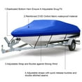 thumbnail image 4 of Waterproof 210D Trailerable Boat Cover Outdoor Protector Dustproof V-hull Tri-hull Fishing Ski Bass Boat cover, 4 of 6