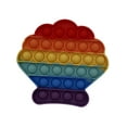 thumbnail image 5 of HDTech Rainbow Shell Shape Push Pop Bubble Sensory Fidget Toy for Kids, 5 of 5