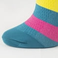 thumbnail image 4 of LYMAYTER 1PC Women Compression Socks Colorful Striped Athletic Support Knit for Long Socks S-XL, 4 of 7