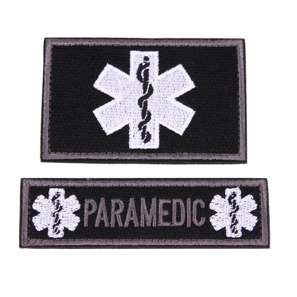 Brazalete Bolsa 2 unids/set técnico médico EMT parches bordados tacto militar Tmvgtek Para Estrenar
