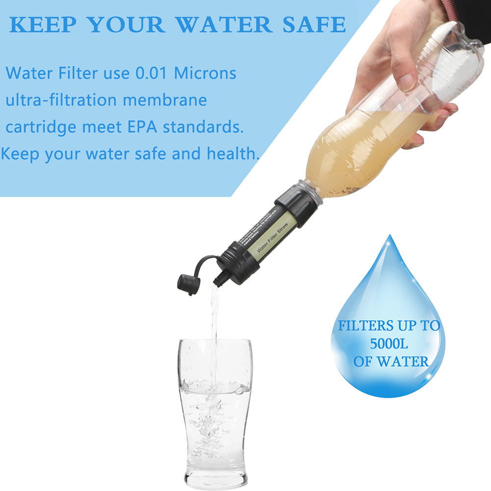 Outdoor Survival Water Filter Water Straw Water Micro Filter