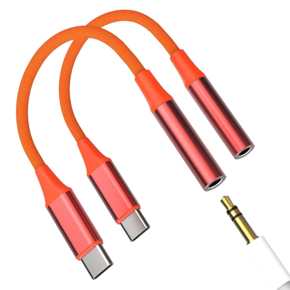 USB C to 3.5mm Audio Adapter (2 Pack) for iPhone 17 16 15 Pro Max Compatible with Samsung Galaxy Headphone Aux Jack Cable DAC for Apple Wired Car Cord Accessories for iPad Converter Earbuds Connector