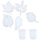 thumbnail image 1 of Molde de resina para posavasos de silicona DIY, moldes de fundición de resina epoxi con hojas de arce, tazas de silicona de 100 ml para posavasos transparentes blancos, 1 of 5
