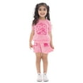 thumbnail image 3 of Strawberry Shortcake Toddler Girl Embroidered Graphic Top and Ruffle Shorts Set, 2-Piece, Sizes 12M-5T, 3 of 6