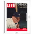 thumbnail image 5 of Art.com NY Yankee Slugger Mickey Mantle, June 25, 1956 Photographic Print, White Frame Wall Art, 23" x 29", 5 of 5